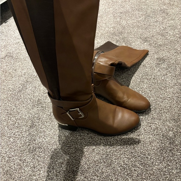Brown Knee-High Riding Boots - Picture 6 of 6